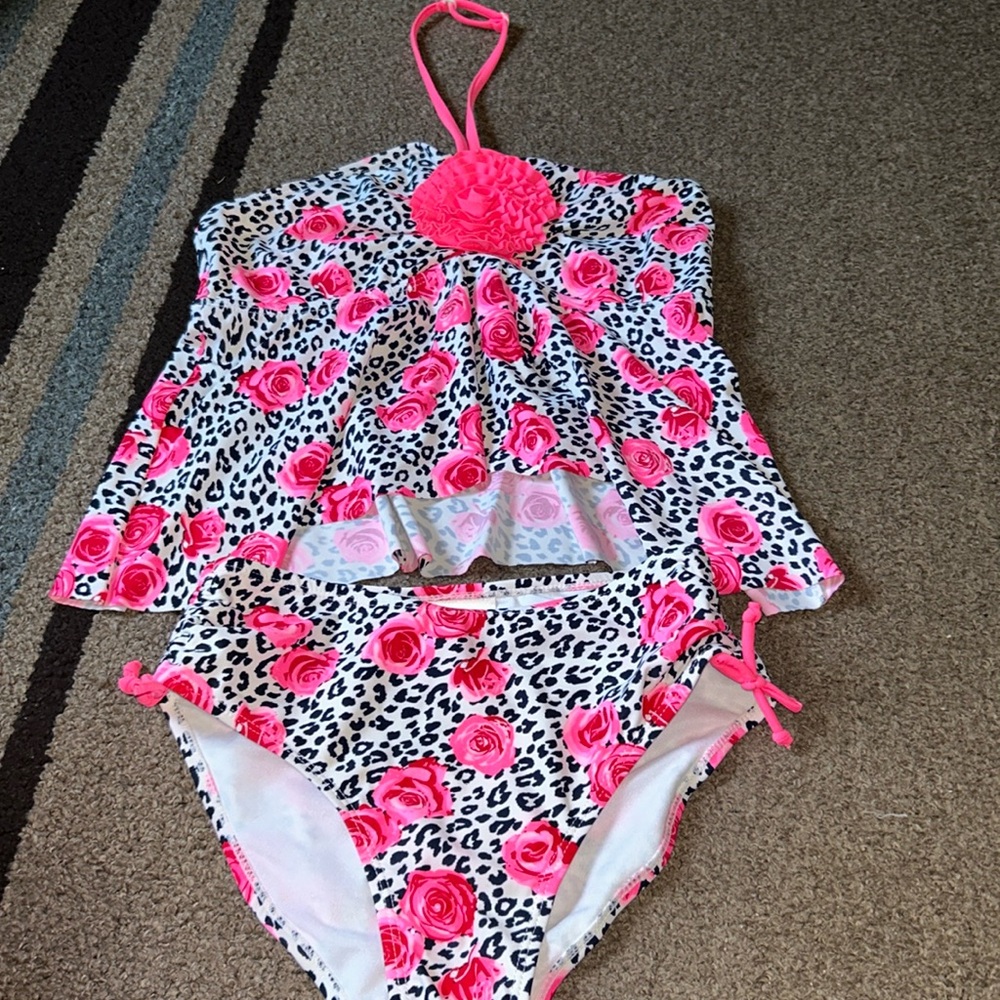 Flapdoodles Girls 2 piece BathingSuit